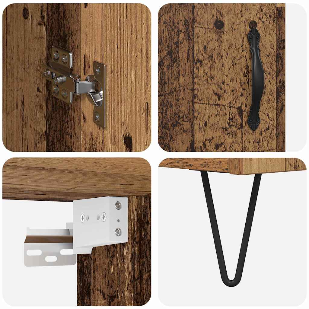 Bufet Lemn Vechi 69,5 x 34 x 180 cm Lemn compozit GartenMobel Dekor