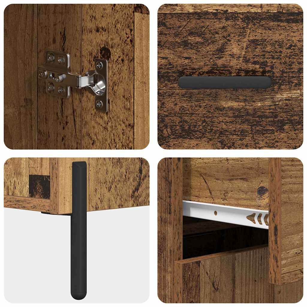 Bufet Pe perete Lemn Vechi 69,5 x 34 x 180 cm Lemn compozit GartenMobel Dekor