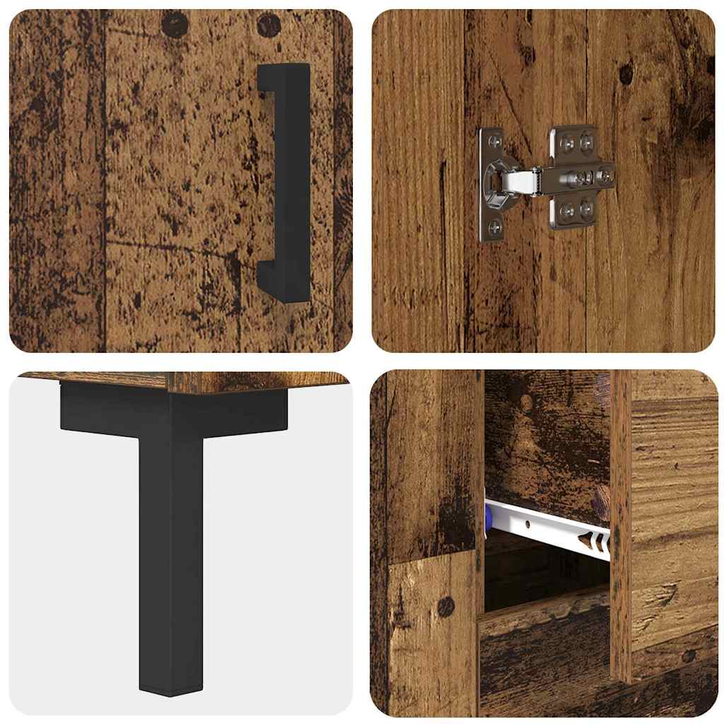 Bufet Pe perete Lemn Vechi 69,5 x 34 x 180 cm Lemn compozit GartenMobel Dekor