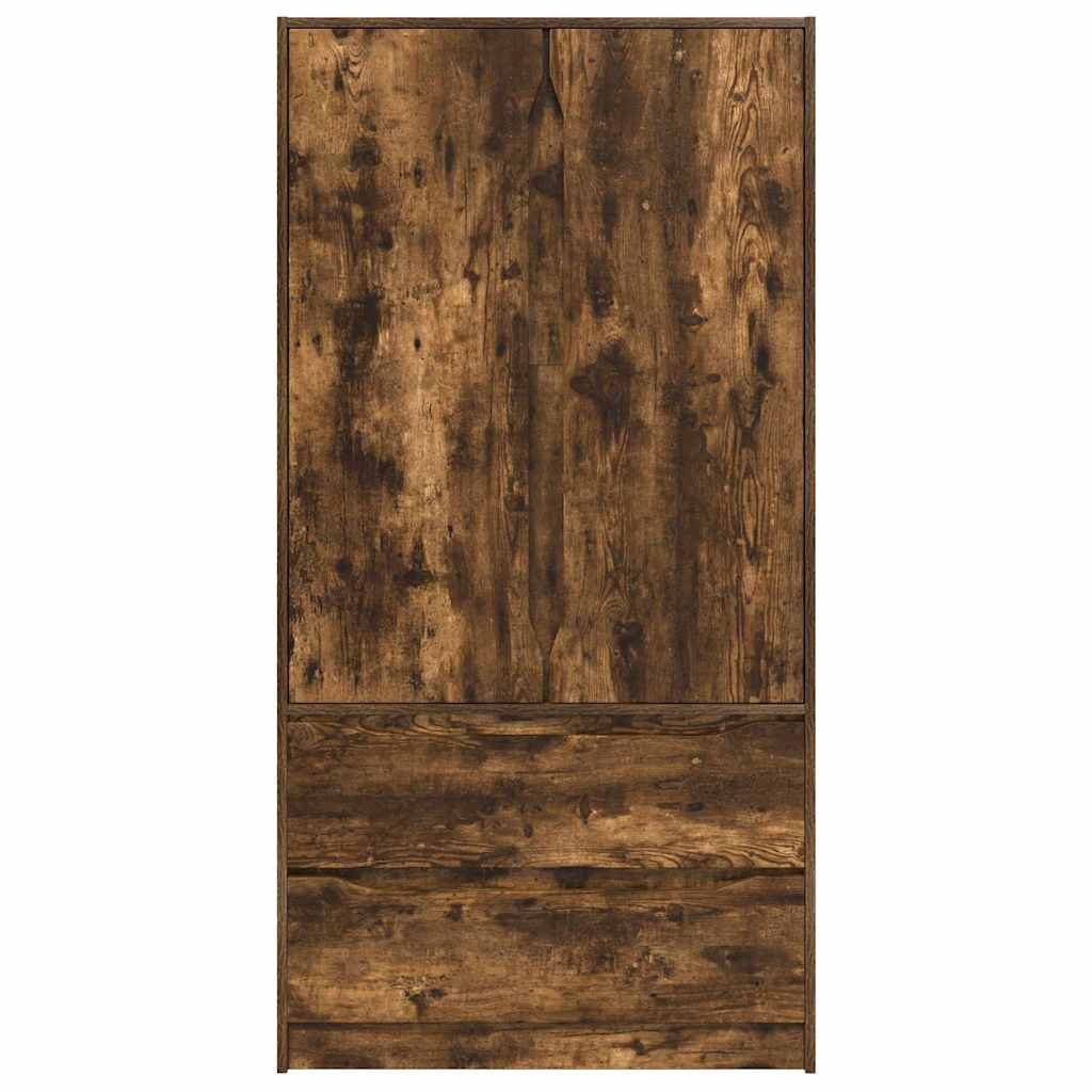 Dulap de Baie Stejar fumuriu 79,5 x 49 x 156 cm Lemn compozit GartenMobel Dekor