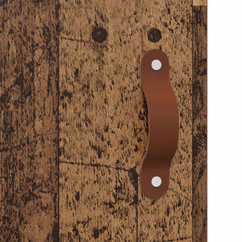 Uși pentru dulapuri montate pe perete 2 pcs Lemn Vechi GartenMobel Dekor