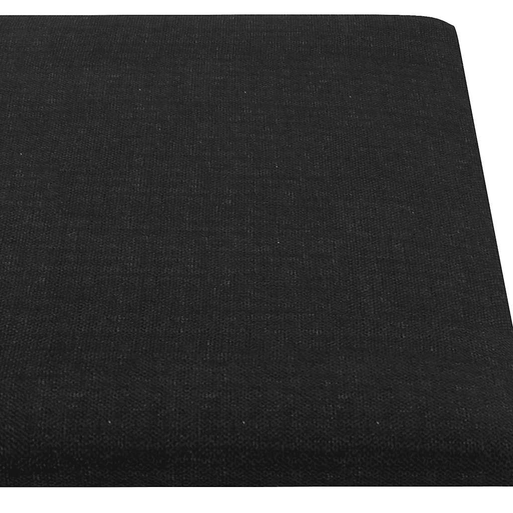 Panouri de perete 12 buc. negru 90x30 cm textil 3,24 m² GartenMobel Dekor