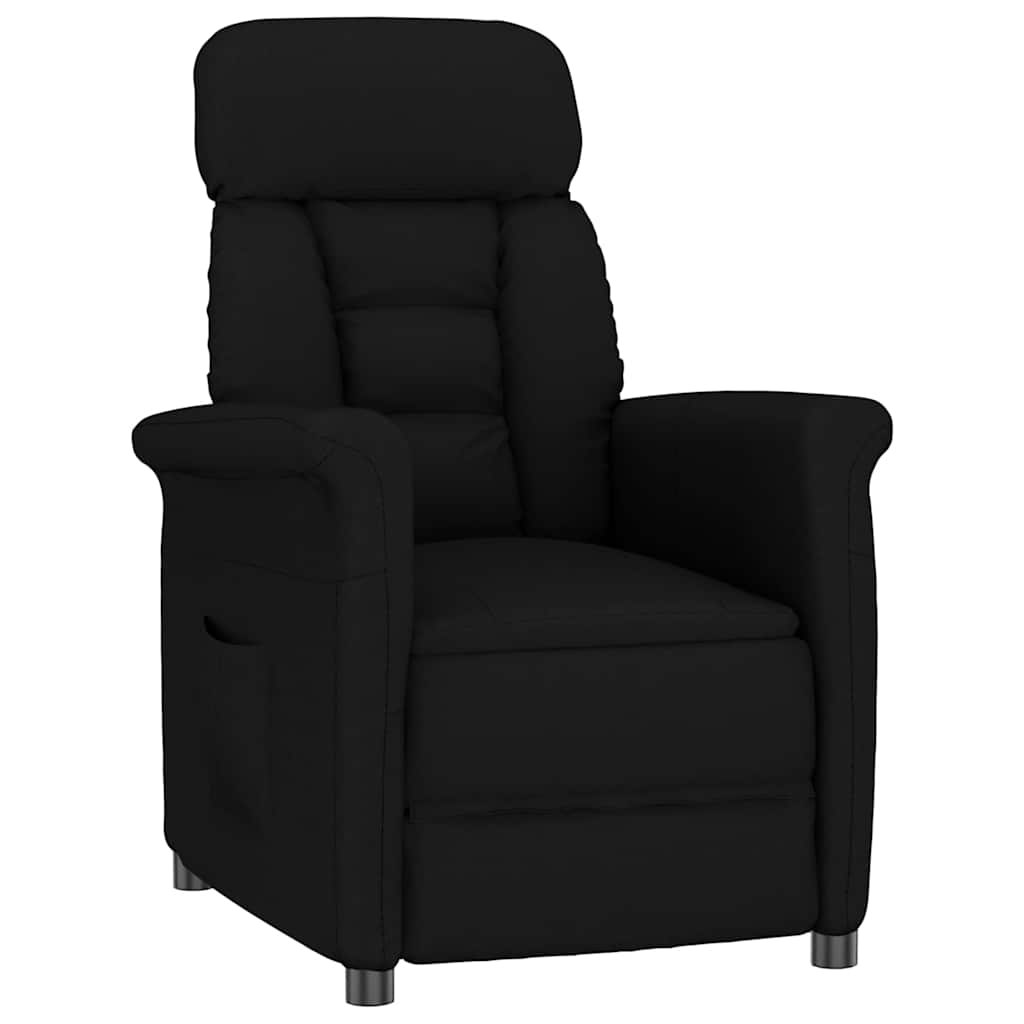 Scaun Recliner Negru Negru 70.5 x 96.5 x 95 cm GartenMobel Dekor