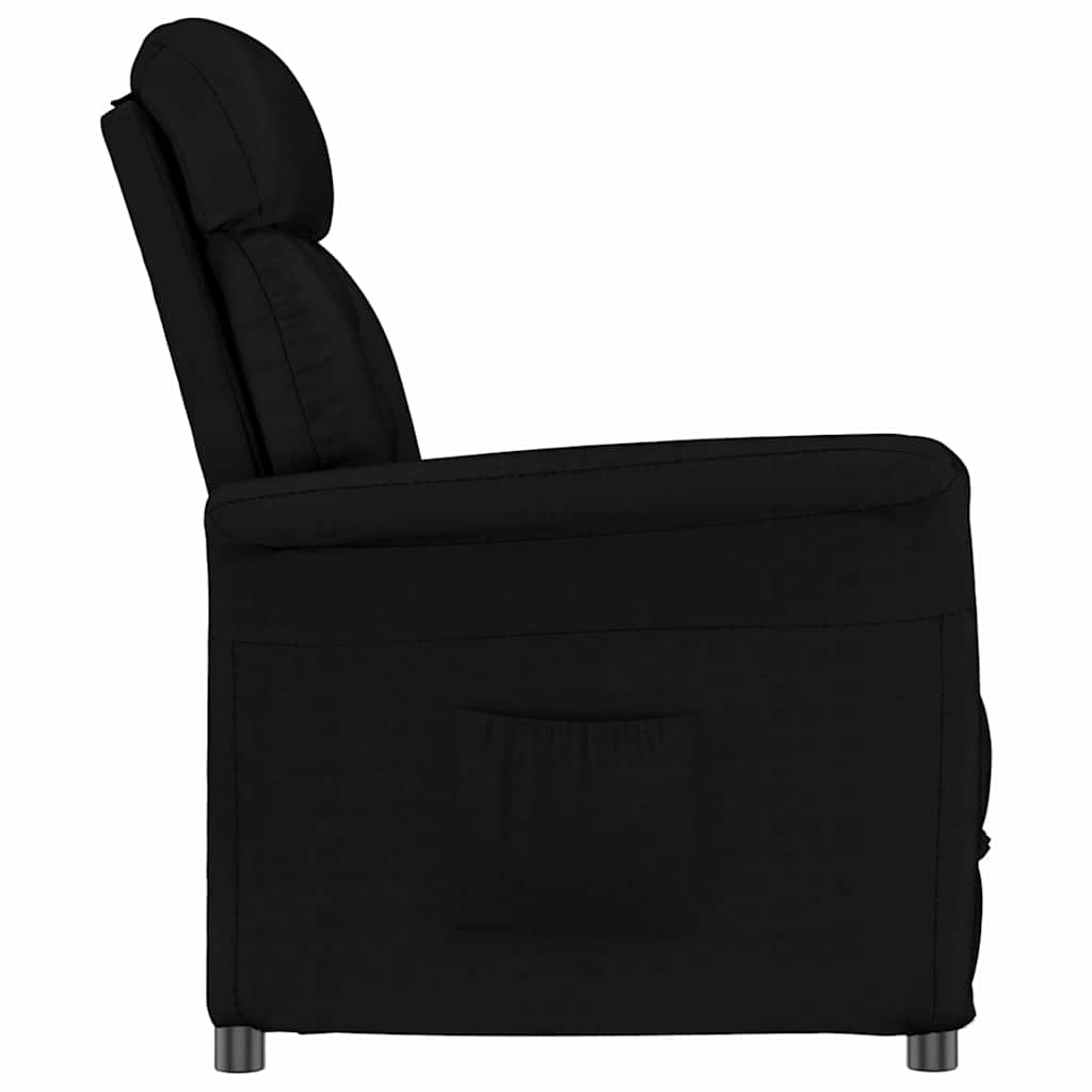 Scaun Recliner Negru Negru 70.5 x 96.5 x 95 cm GartenMobel Dekor