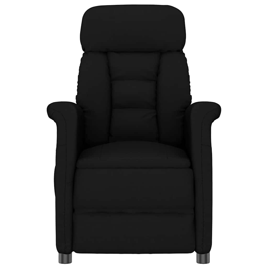 Scaun Recliner Negru Negru 70.5 x 96.5 x 95 cm GartenMobel Dekor