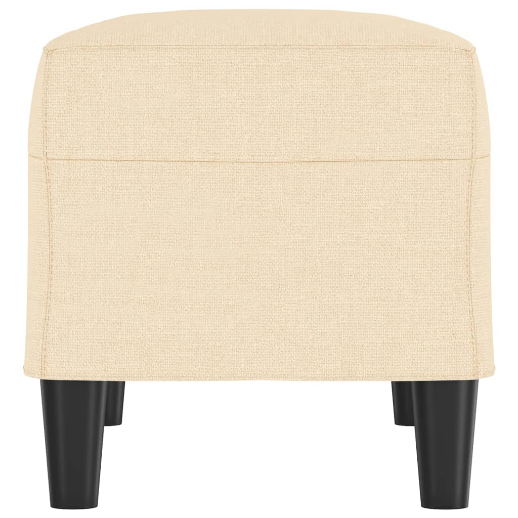 Bancă, crem, 70x35x41 cm, textil GartenMobel Dekor