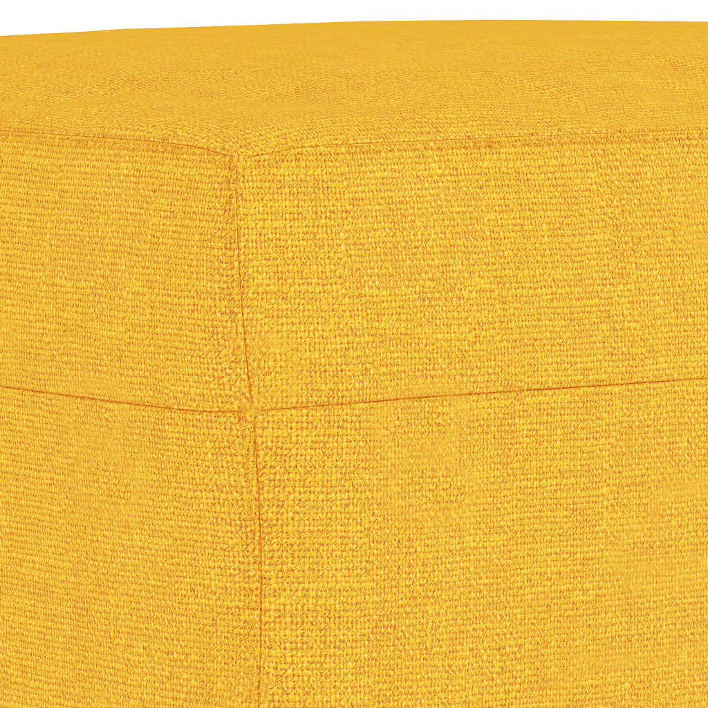 Bancă, galben deschis, 100x35x41 cm, textil GartenMobel Dekor