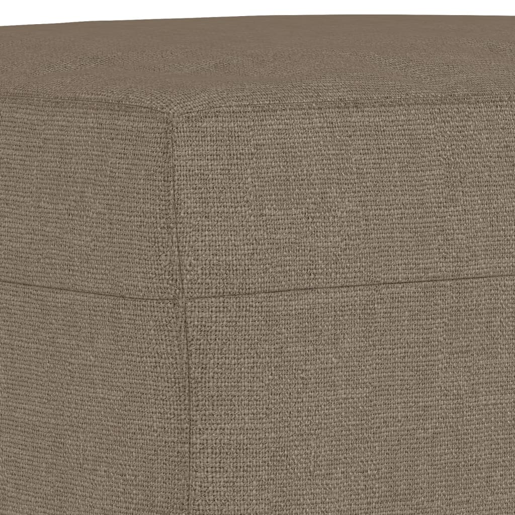 Bancă, gri taupe, 70x35x41 cm, textil GartenMobel Dekor