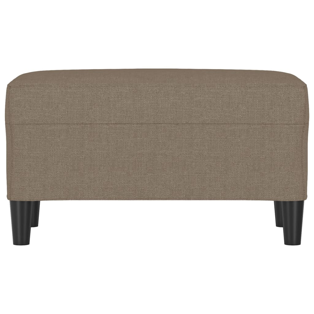 Bancă, gri taupe, 70x35x41 cm, textil GartenMobel Dekor