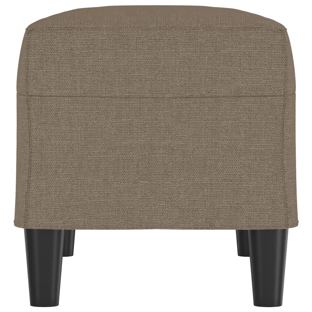 Bancă, gri taupe, 70x35x41 cm, textil GartenMobel Dekor