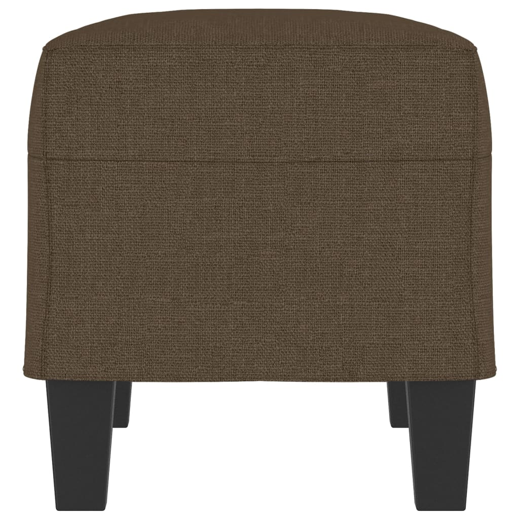 Bancă, maro, 100x35x41 cm, textil GartenMobel Dekor