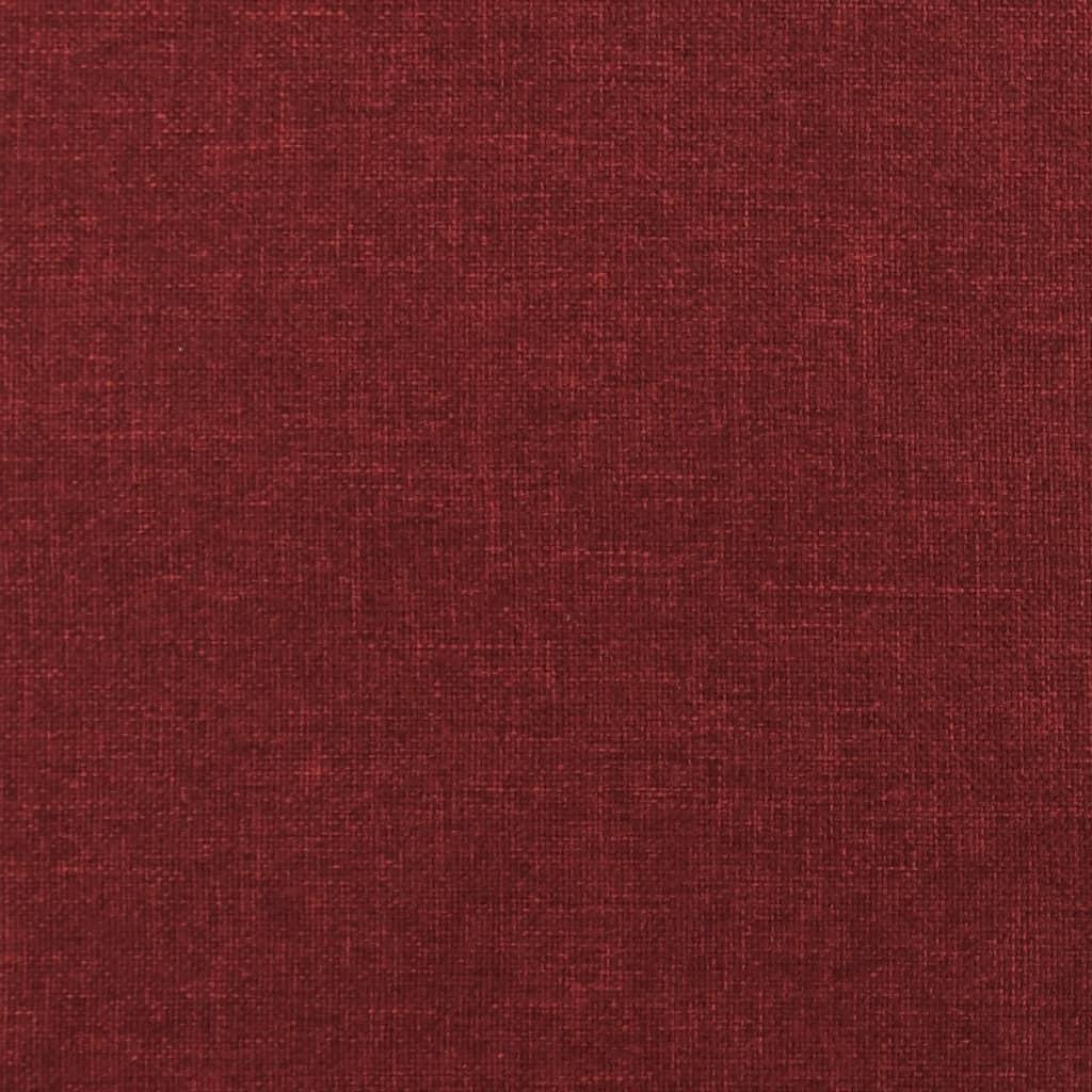 Bancă, roșu vin, 100x35x41 cm, textil GartenMobel Dekor