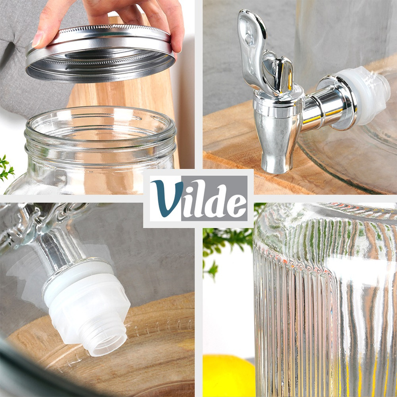 Dozatorul de băuturi din sticlă cu robinet 6,2 litri Handy KitchenServ