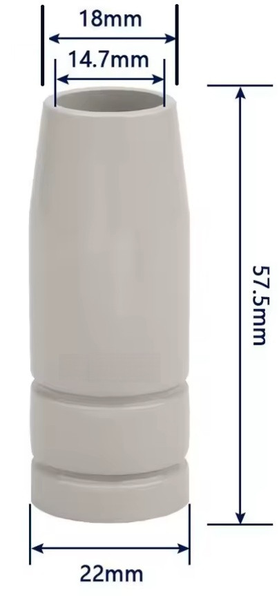 Duza gaz conica M25 INVELIS ANTIADERENT WeldLand Equipment