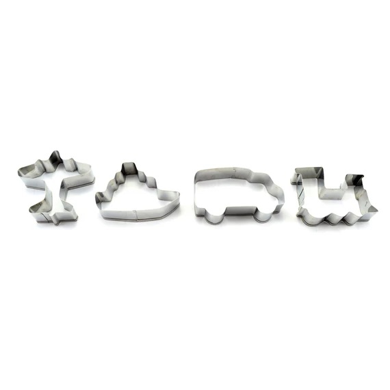 Set de forme pentru decupat biscuiți Vehicule, din oțel inoxidabil Handy KitchenServ