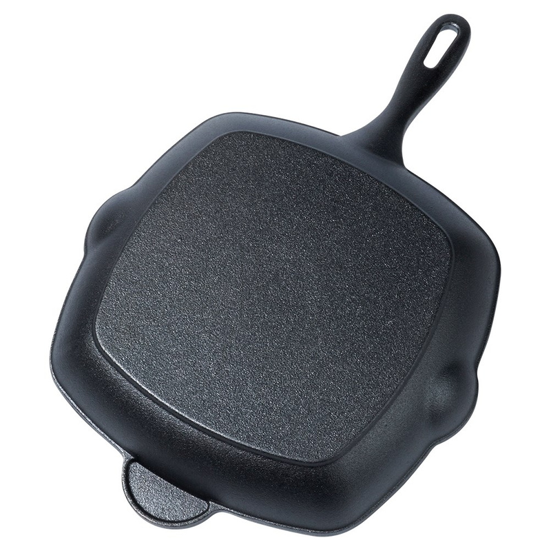 Tigaia grill pătrată din fontă CAST LINE 28×28 cm Handy KitchenServ