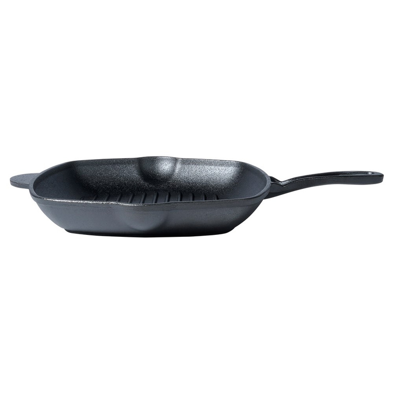 Tigaia grill pătrată din fontă CAST LINE 28×28 cm Handy KitchenServ