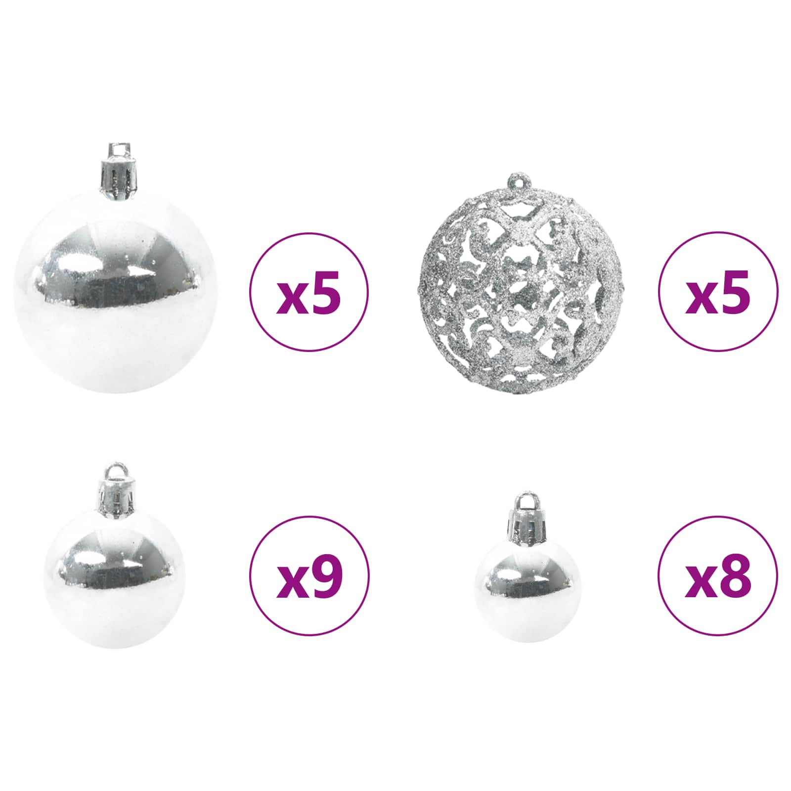 Brad de Crăciun artificial cu 150 LED Alb 150 cm PVC și Oțel GartenMobel Dekor