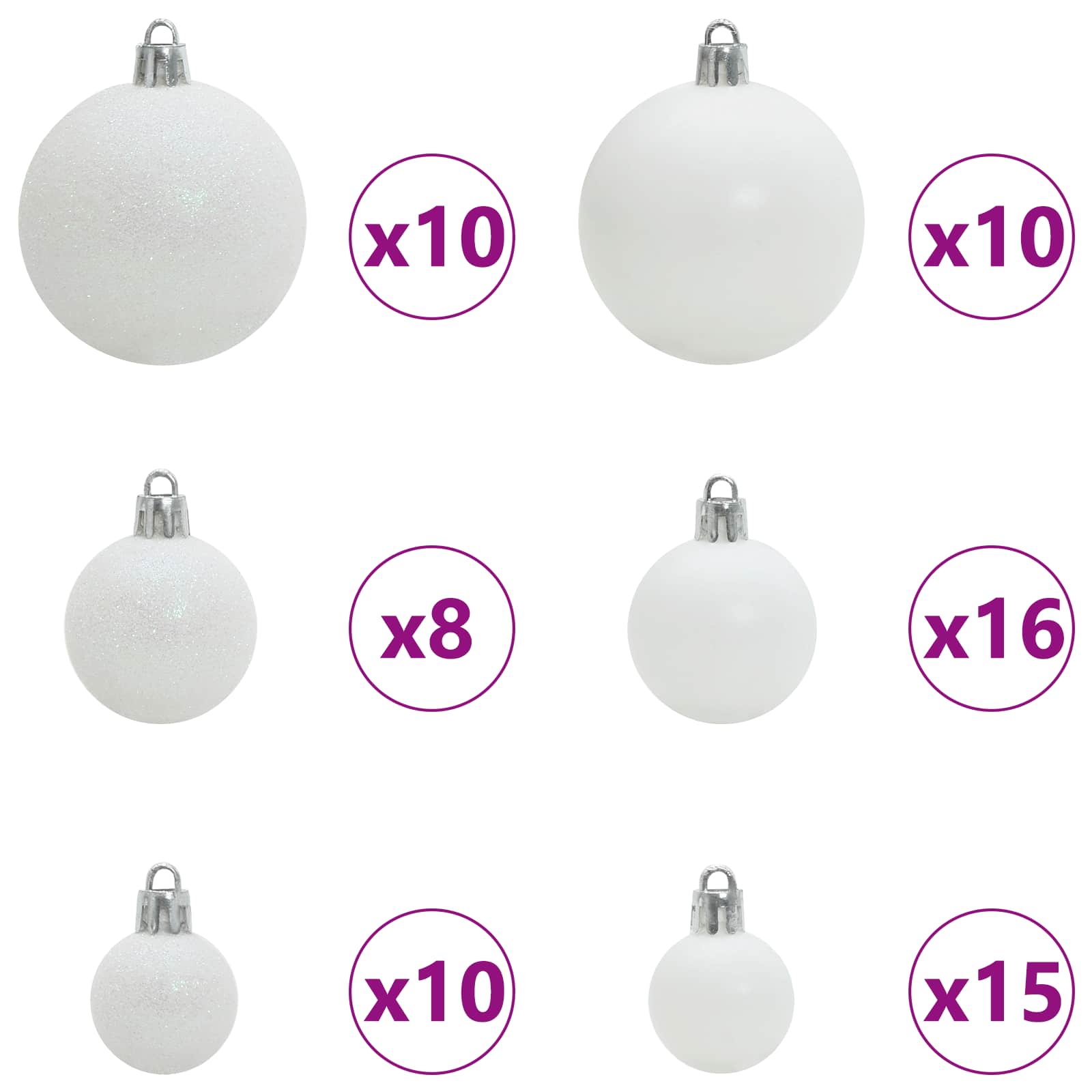 Brad de Crăciun artificial cu 300 LED Alb 210 cm PVC și Oțel GartenMobel Dekor