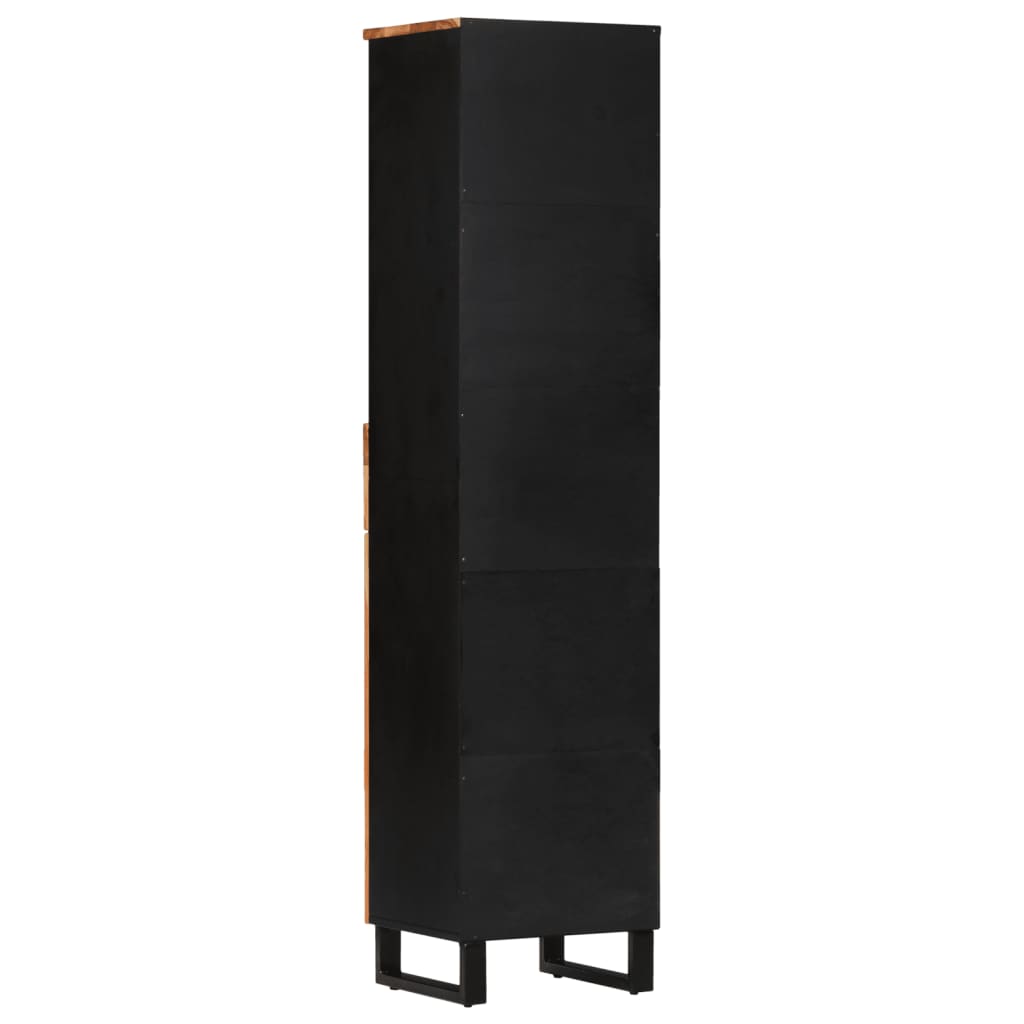 Dulap de baie, 38x33x160 cm, lemn masiv de acacia GartenMobel Dekor