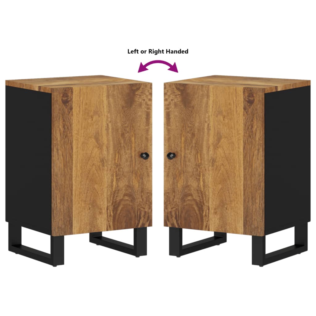 Dulap de baie, 38x33x58 cm, lemn masiv de mango GartenMobel Dekor