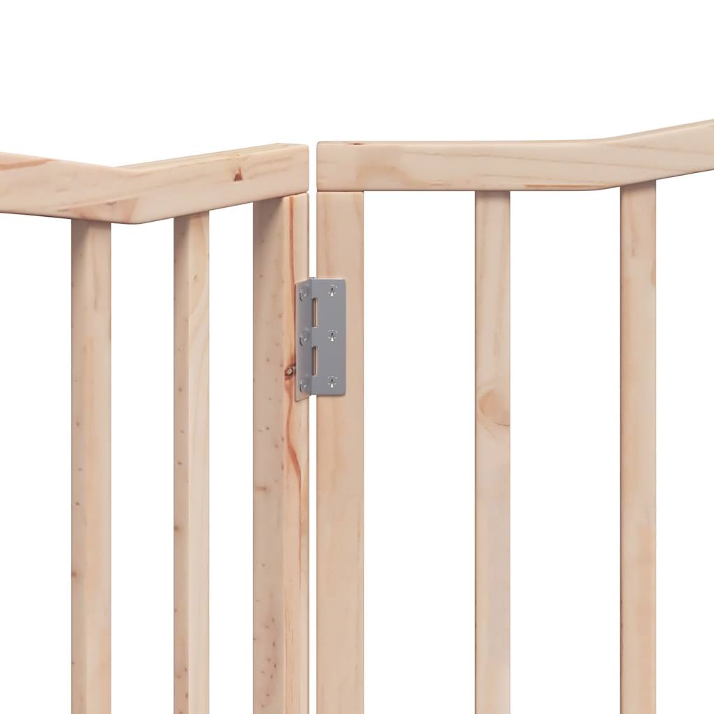 Poartă pentru câini pliabilă, 2 panouri, 160 cm, lemn de plop GartenMobel Dekor