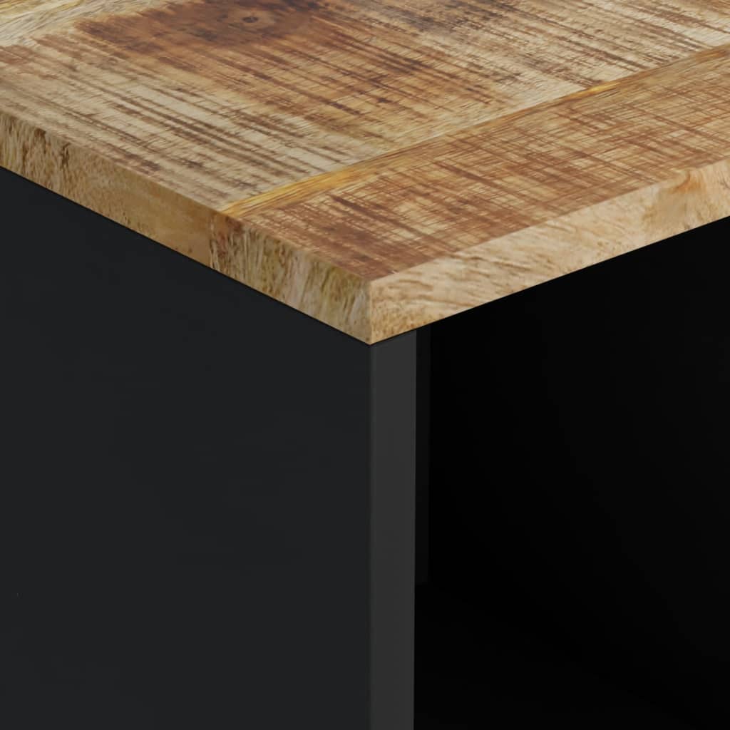 Servantă cu 2 uși, 80x33x75 cm, lemn masiv de mango GartenMobel Dekor