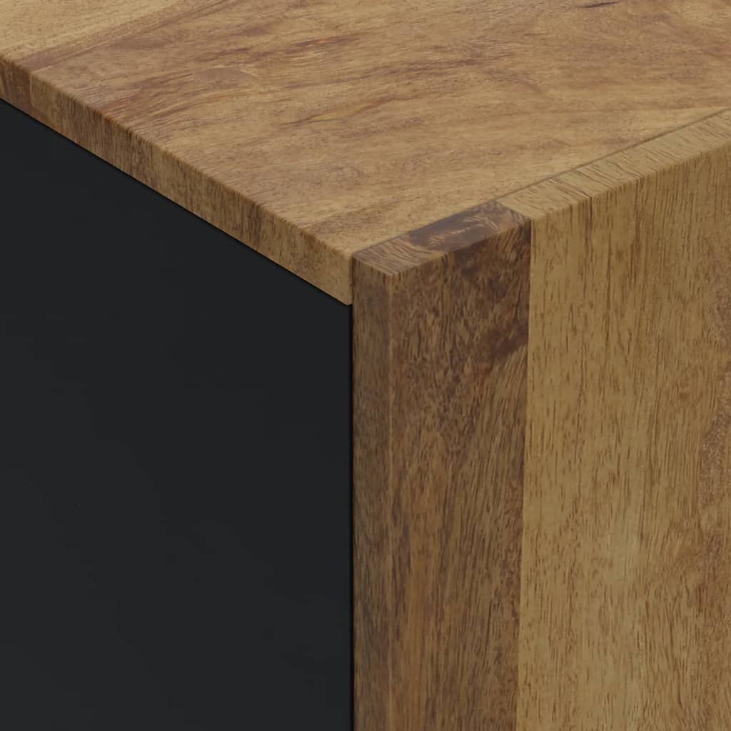 Servantă cu 4 uși, 60x33x75 cm, lemn masiv de mango GartenMobel Dekor