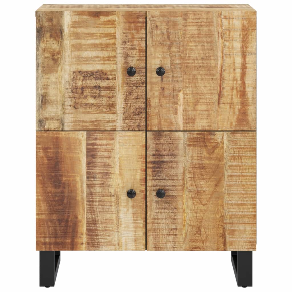 Servantă cu 4 uși, 60x33x75 cm, lemn masiv de mango GartenMobel Dekor