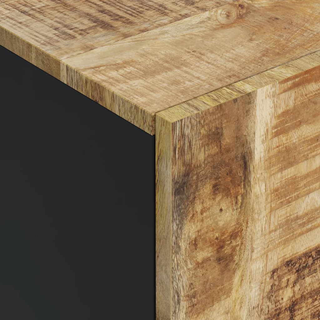 Servantă cu 4 uși, 60x33x75 cm, lemn masiv de mango GartenMobel Dekor