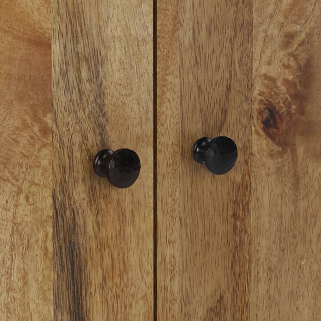 Servantă cu 4 uși, 60x33x75 cm, lemn masiv de mango GartenMobel Dekor