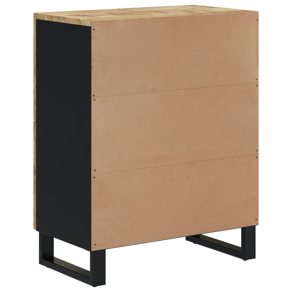 Servantă cu 4 uși, 60x33x75 cm, lemn masiv de mango GartenMobel Dekor