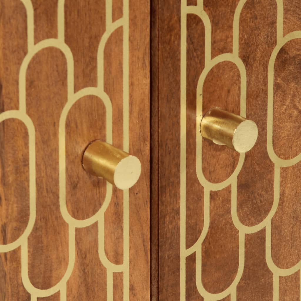 Dulap înalt, 60x33x100 cm, lemn masiv de mango GartenMobel Dekor