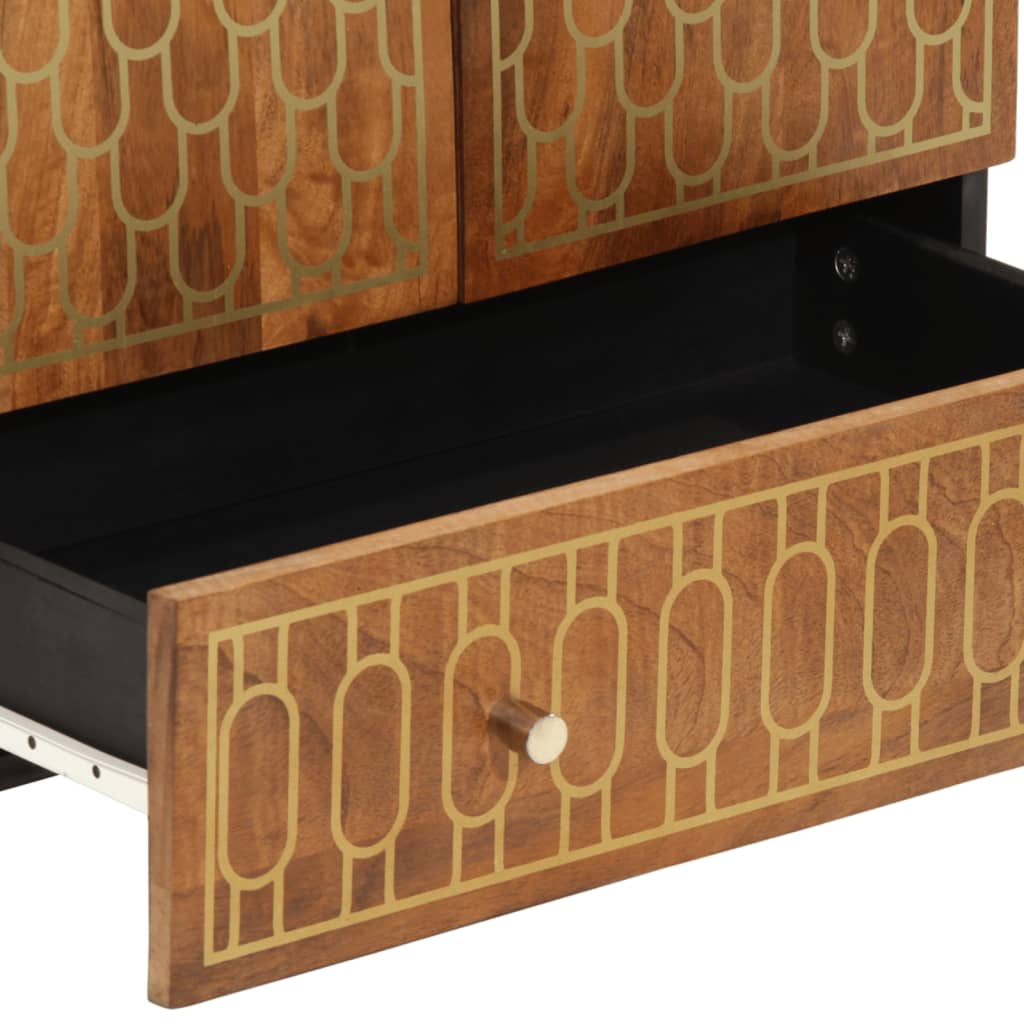 Dulap înalt, 60x33x100 cm, lemn masiv de mango GartenMobel Dekor