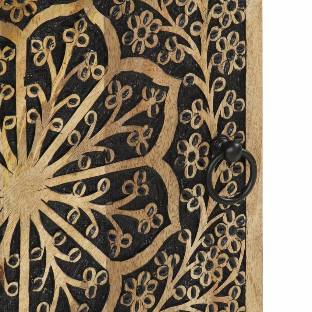 Dulap lateral, 40x33x110 cm, lemn masiv de mango GartenMobel Dekor