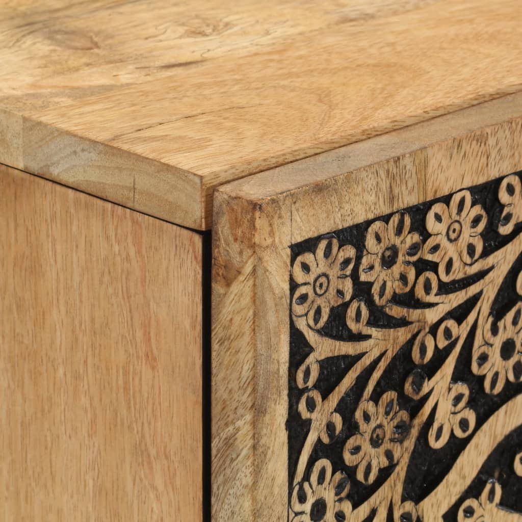 Dulap lateral, 40x33x110 cm, lemn masiv de mango GartenMobel Dekor