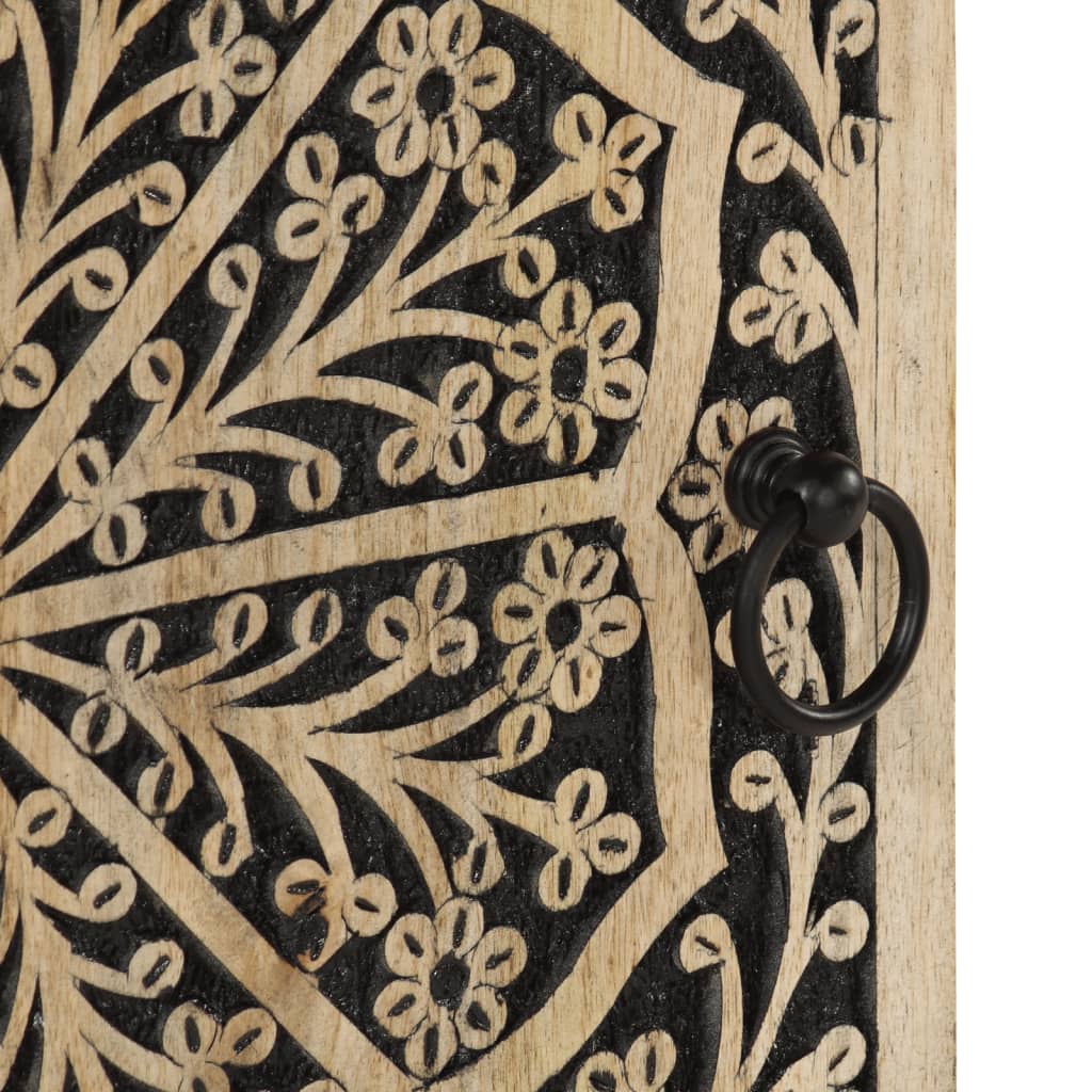 Dulap lateral, 40x33x75 cm, lemn masiv de mango GartenMobel Dekor