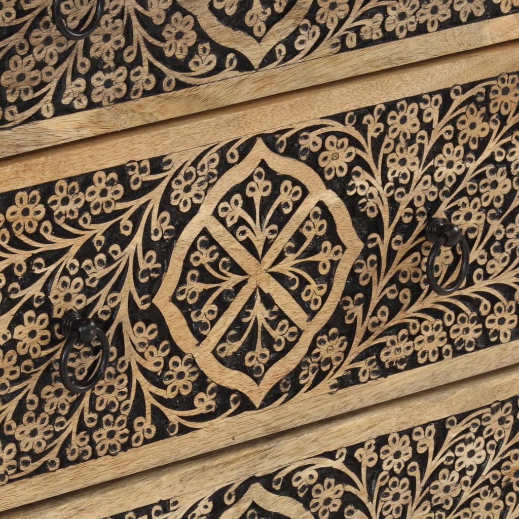 Dulap lateral, 60x33x75 cm, lemn masiv de mango GartenMobel Dekor