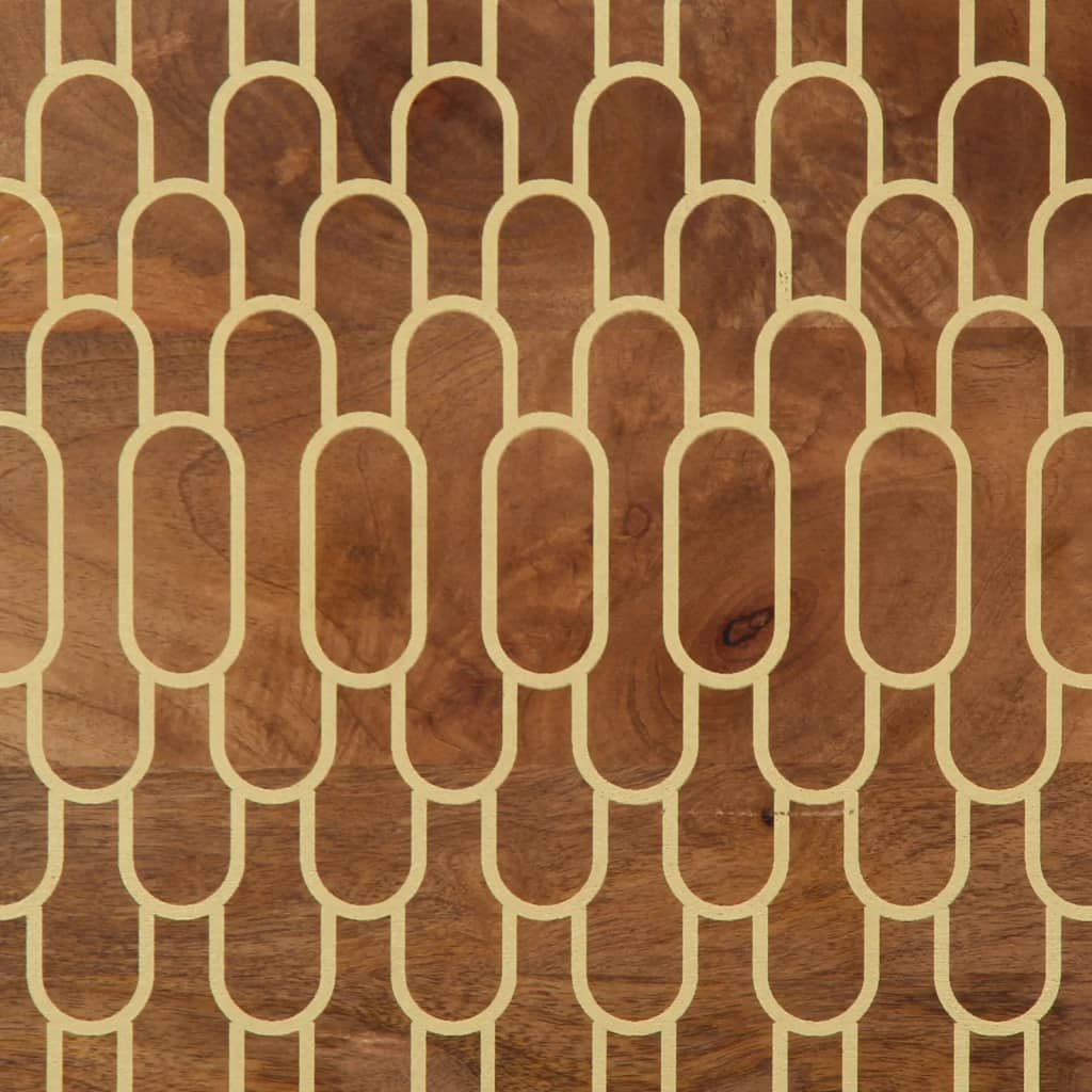 Dulap lateral, 60x33x75 cm, lemn masiv de mango GartenMobel Dekor