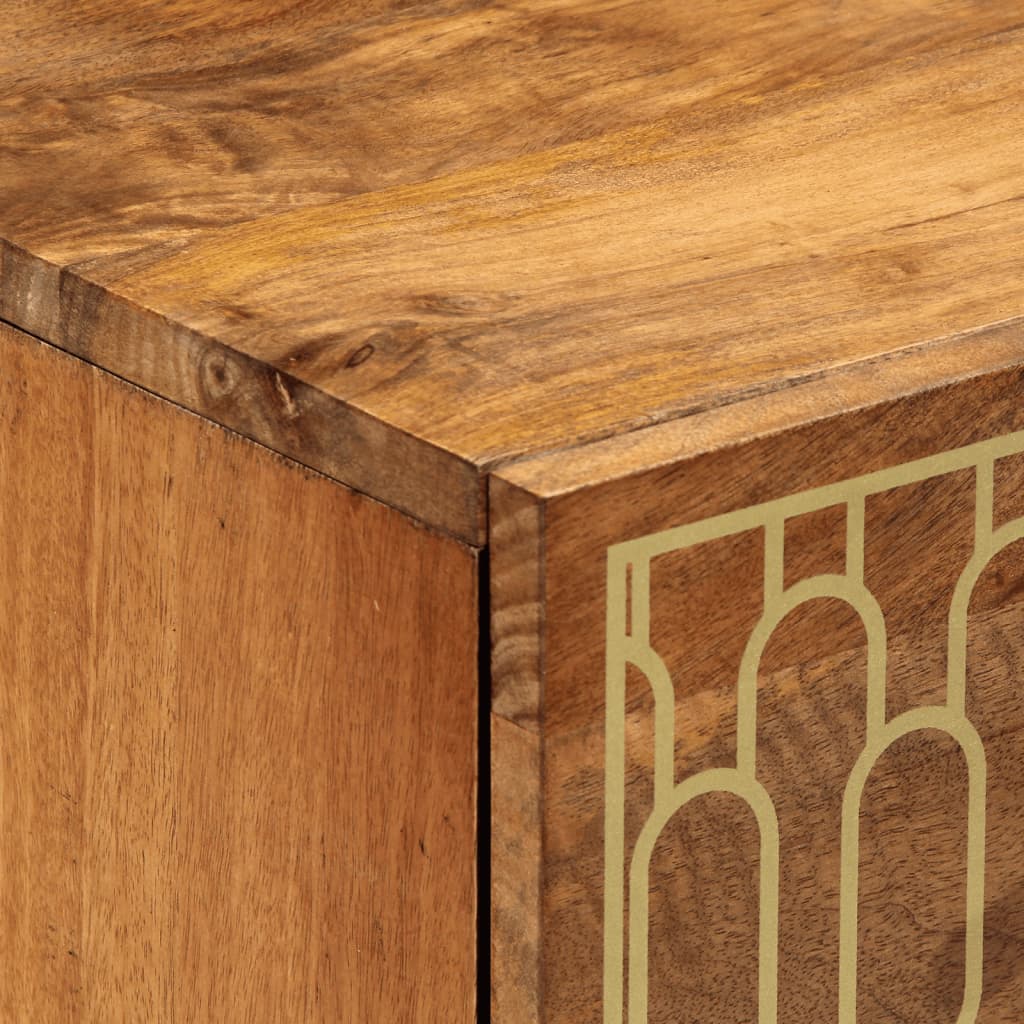 Dulap lateral, 60x33x75 cm, lemn masiv de mango GartenMobel Dekor