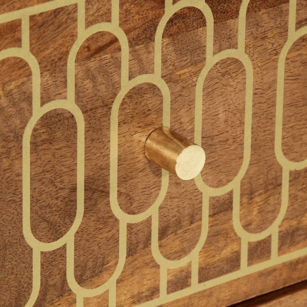 Dulap lateral, 60x33x75 cm, lemn masiv de mango GartenMobel Dekor