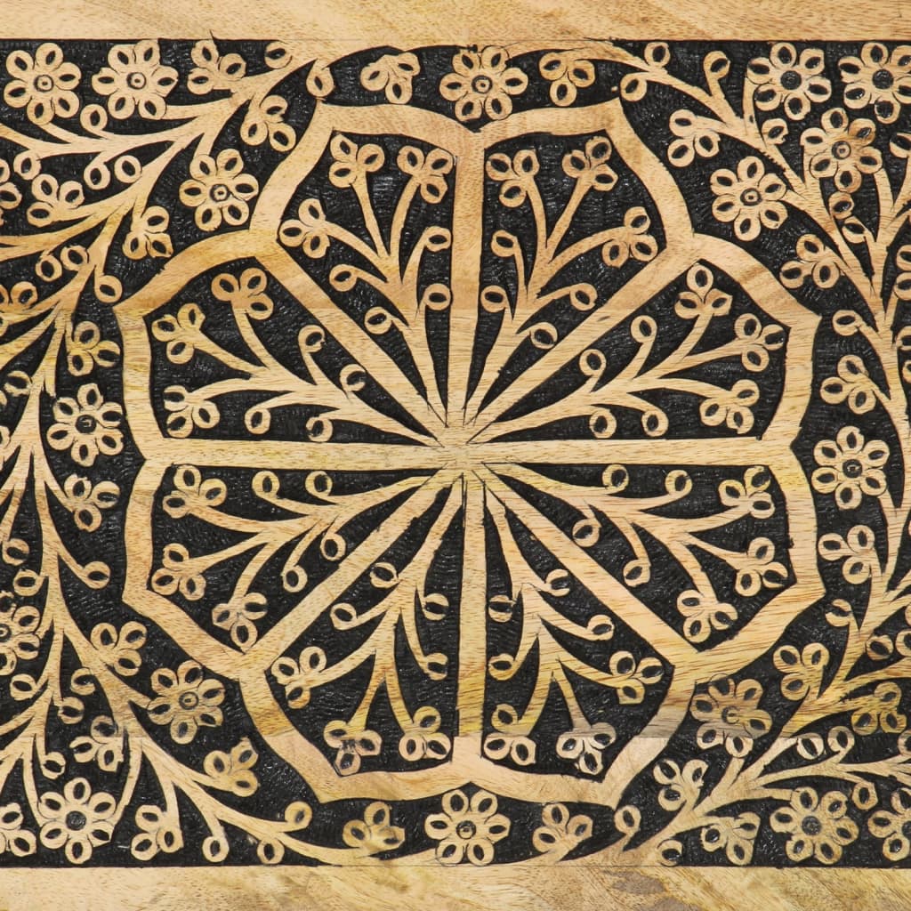 Dulap lateral, 80x33x75 cm, lemn masiv de mango GartenMobel Dekor