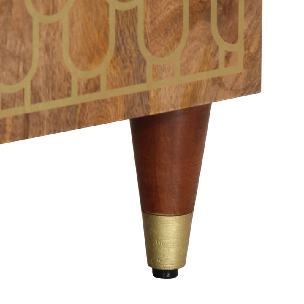 Dulap pentru chiuveta de baie, 62x33x58 cm, lemn masiv de mango GartenMobel Dekor