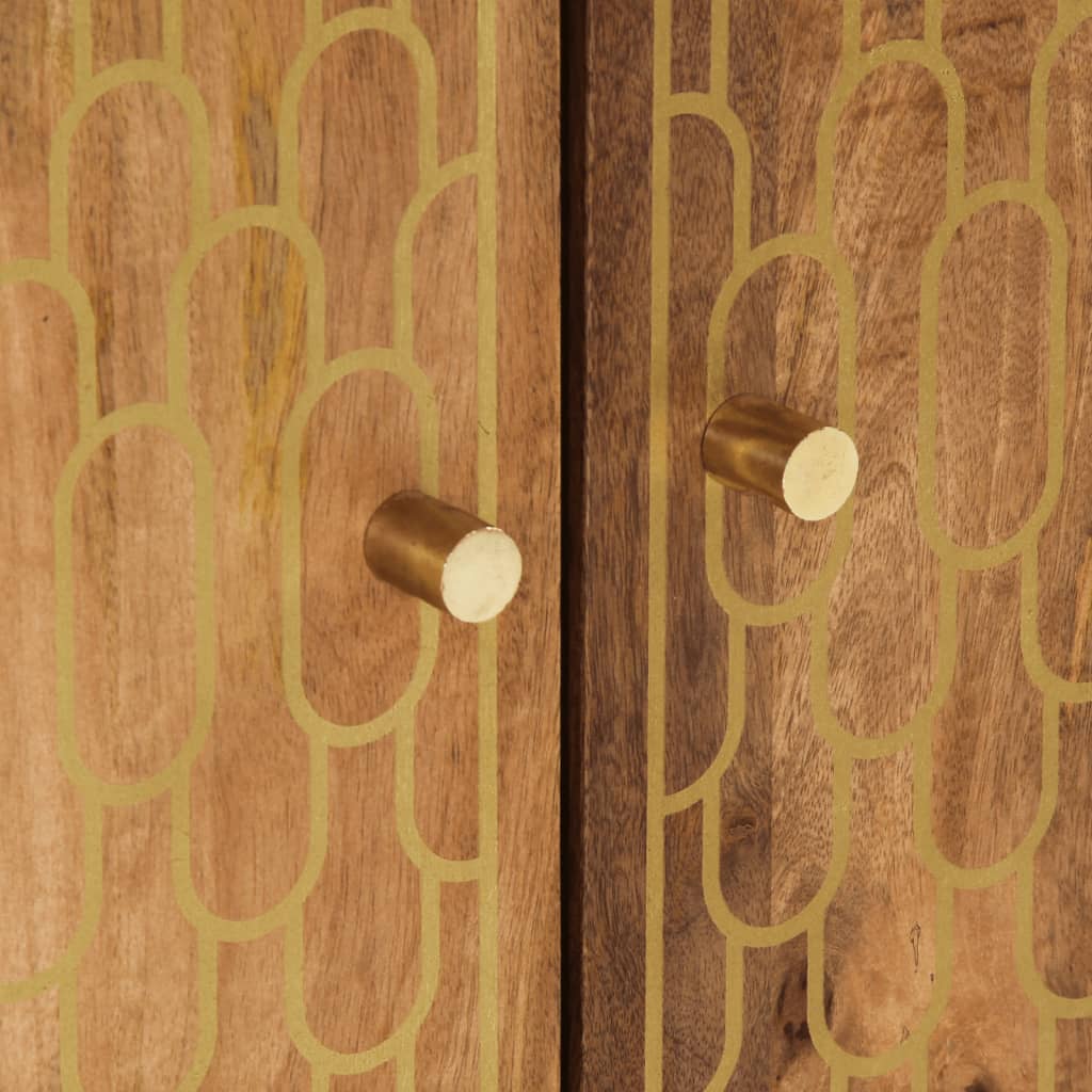 Dulap pentru chiuveta de baie, 62x33x58 cm, lemn masiv de mango GartenMobel Dekor