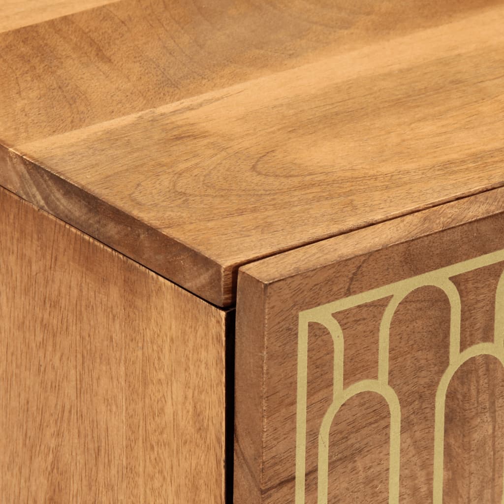 Noptiere, 2 buc., 40x33x46 cm, lemn masiv de acacia GartenMobel Dekor