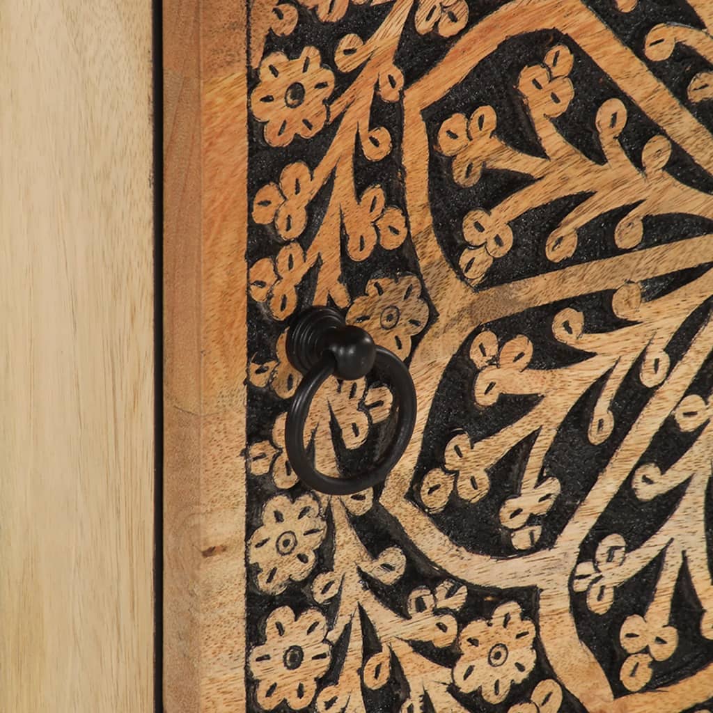 Noptiere, 2 buc., 40x33x46 cm, lemn masiv de acacia GartenMobel Dekor