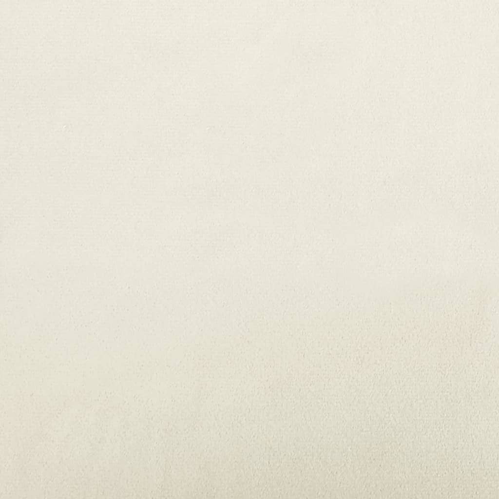 Canapea cu 2 locuri, crem, 120 cm, catifea GartenMobel Dekor