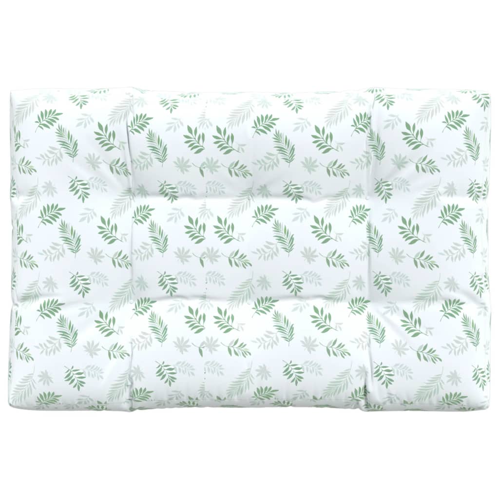 Pernă de paleți, model frunze, 120x80x12 cm, textil GartenMobel Dekor