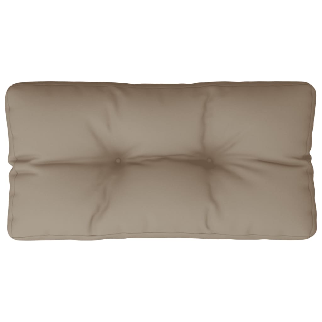 Pernă de paleți, gri taupe, 80x40x12 cm, material textil GartenMobel Dekor
