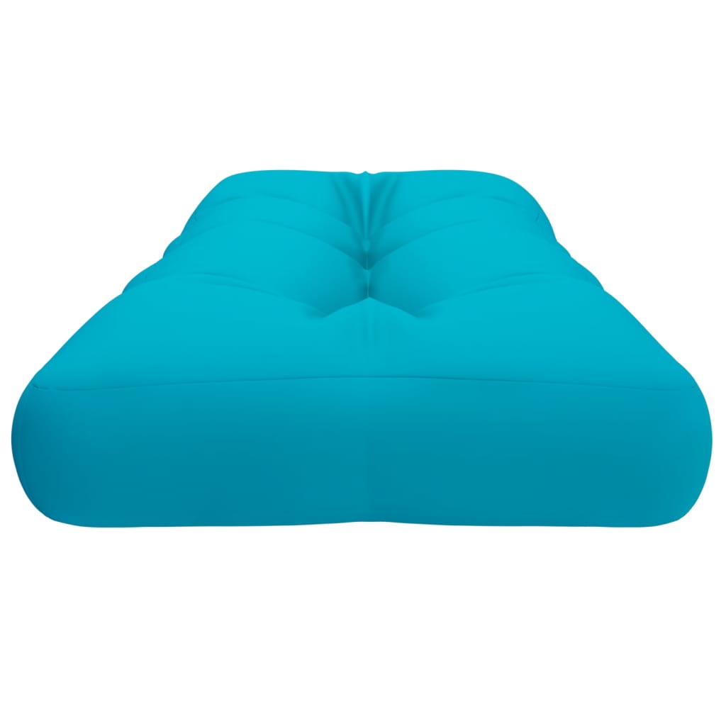 Pernă de paleți, turcoaz, 120x40x12 cm, textil GartenMobel Dekor